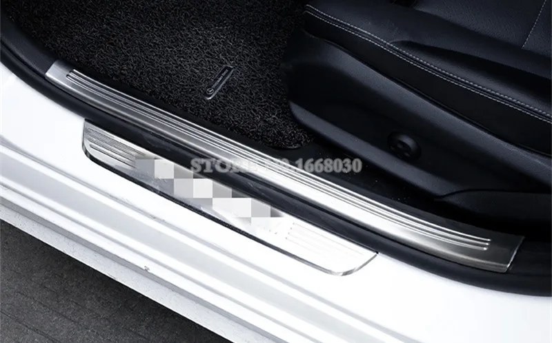 Накладка на порог внутри двери из нержавеющей стали 4 шт. для Benz C класса W205 2014 2020