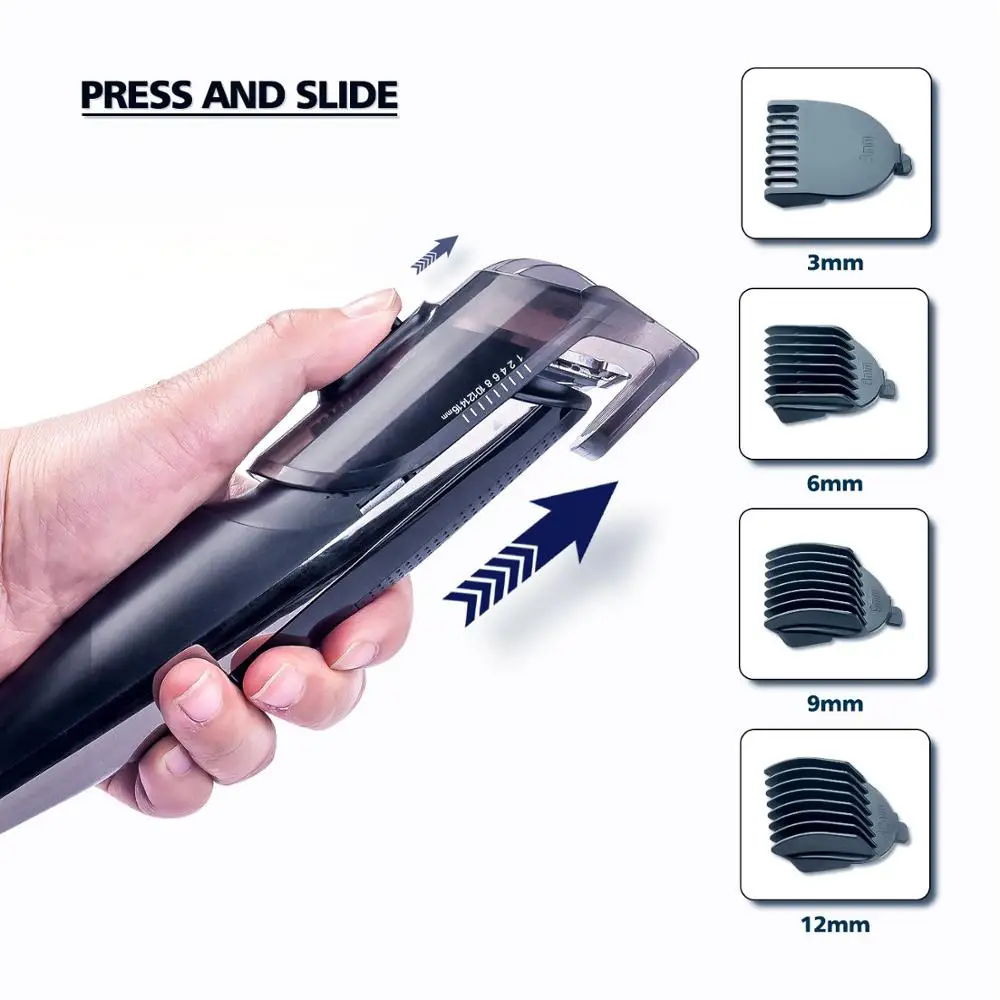 17-piece grooming kits hair clipper for men waterproof trimmer professional mustache trimer electric haircut machine | Бытовая техника