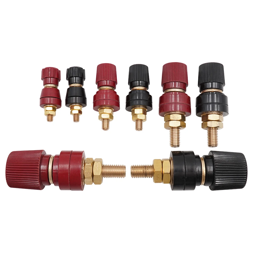 2шт 40A 60A 80A 100A 160A из чистой меди высокая сила тока 107/333/555/T555 бакелитовый терминал M5