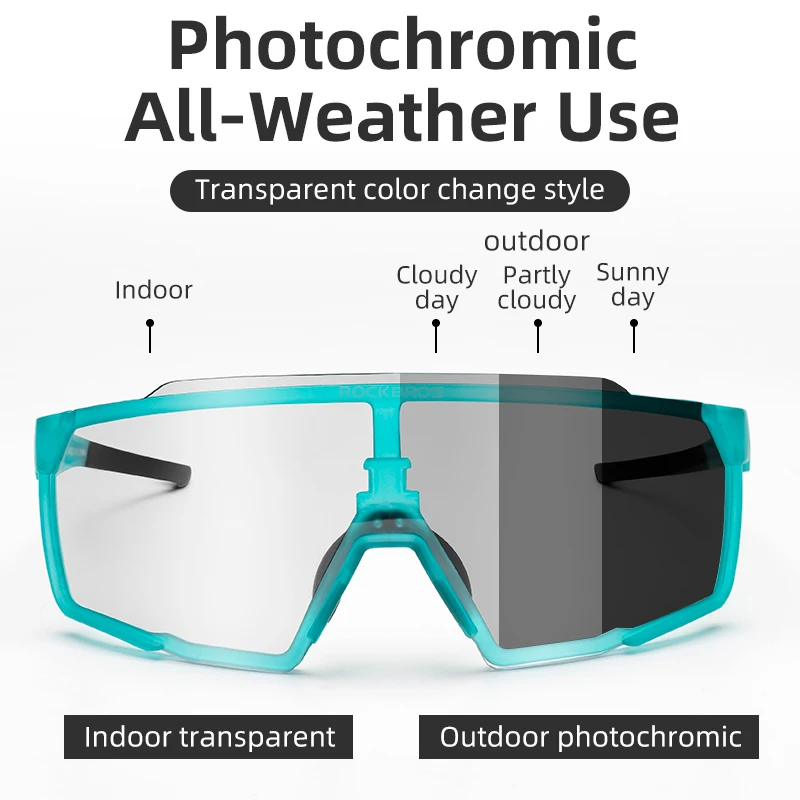 

Очки ROCKBROS мужские фотохромные, поляризационные солнцезащитные, для езды на велосипеде, спортивные, для горных велосипедов