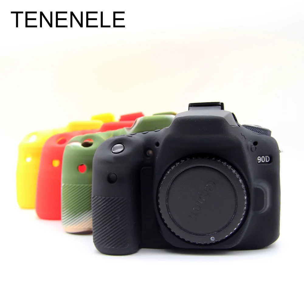 Мягкий силиконовый чехол для камеры Canon eos 90D защитный с резиновой подошвой s 90 D