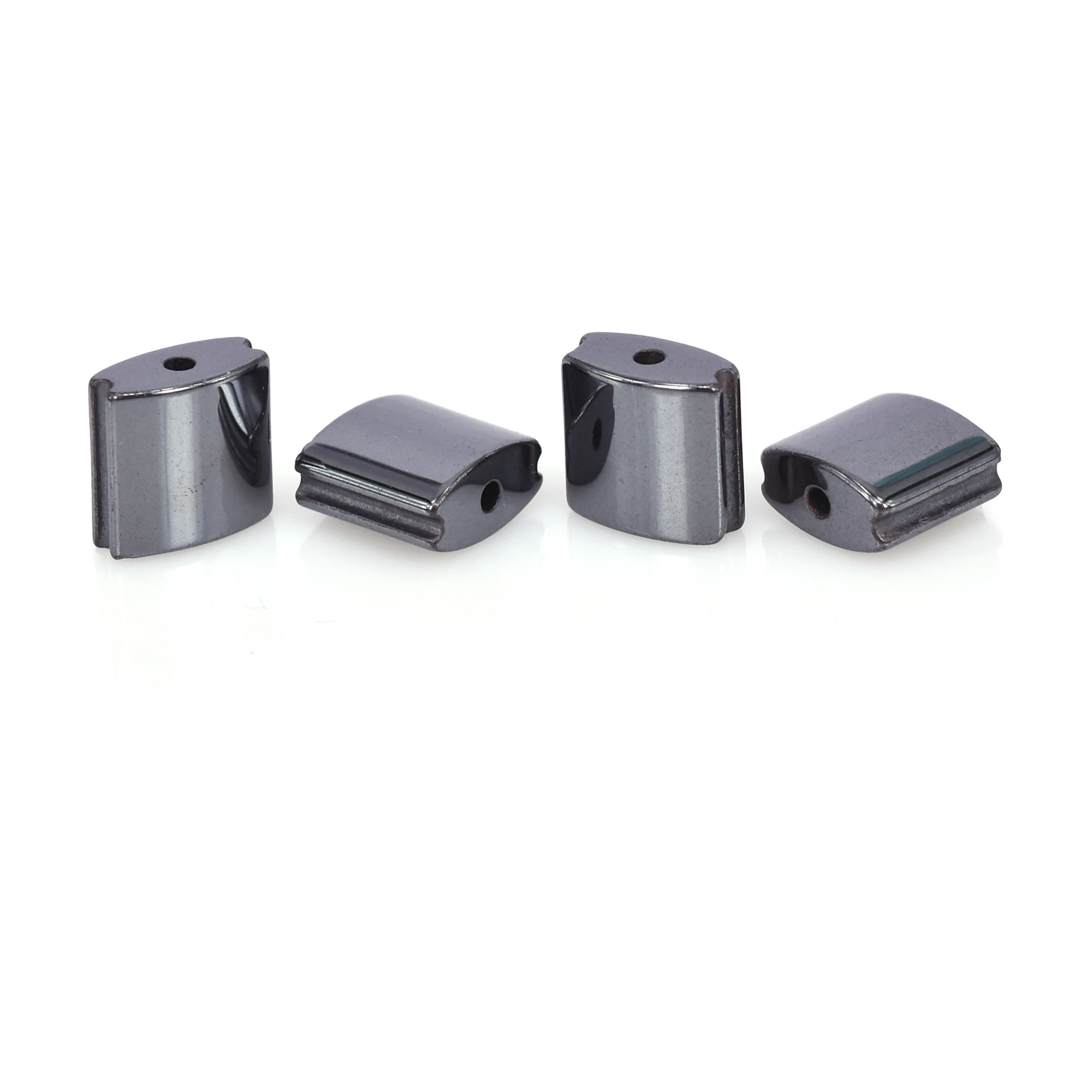 Бусины из черного гематита и натурального камня для браслета макраме аксессуары