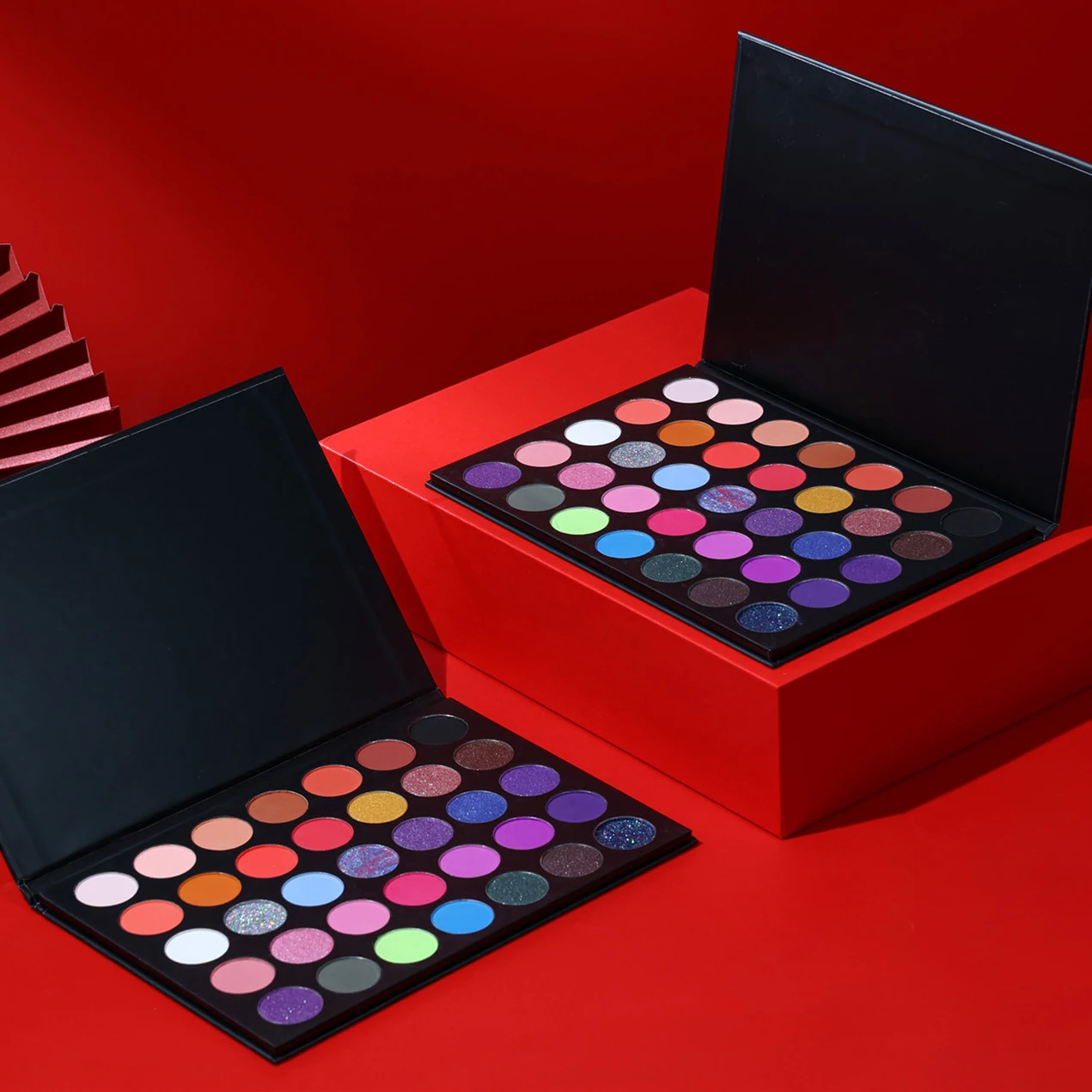 35 Colors Black Pan Eyeshadow Lasting Makeup Private Custom Eyeshadow Palette
