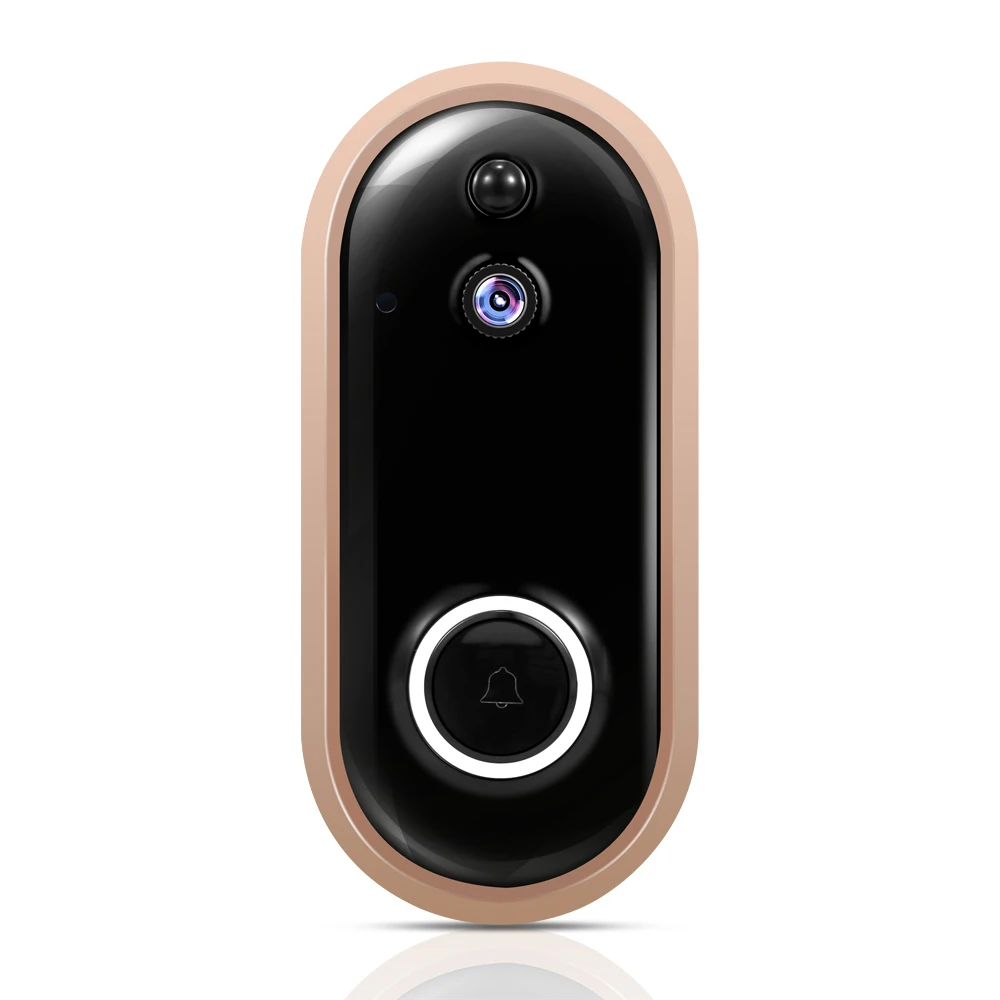 Doorbell 1080P Умный дом WiFi дверной звонок 1080P Камера Безопасности Двусторонняя аудио PIR ИК детектор движения ночного видения беспроводной дверной звонок с колокольчиком - Цвет: Doorbell 1080P