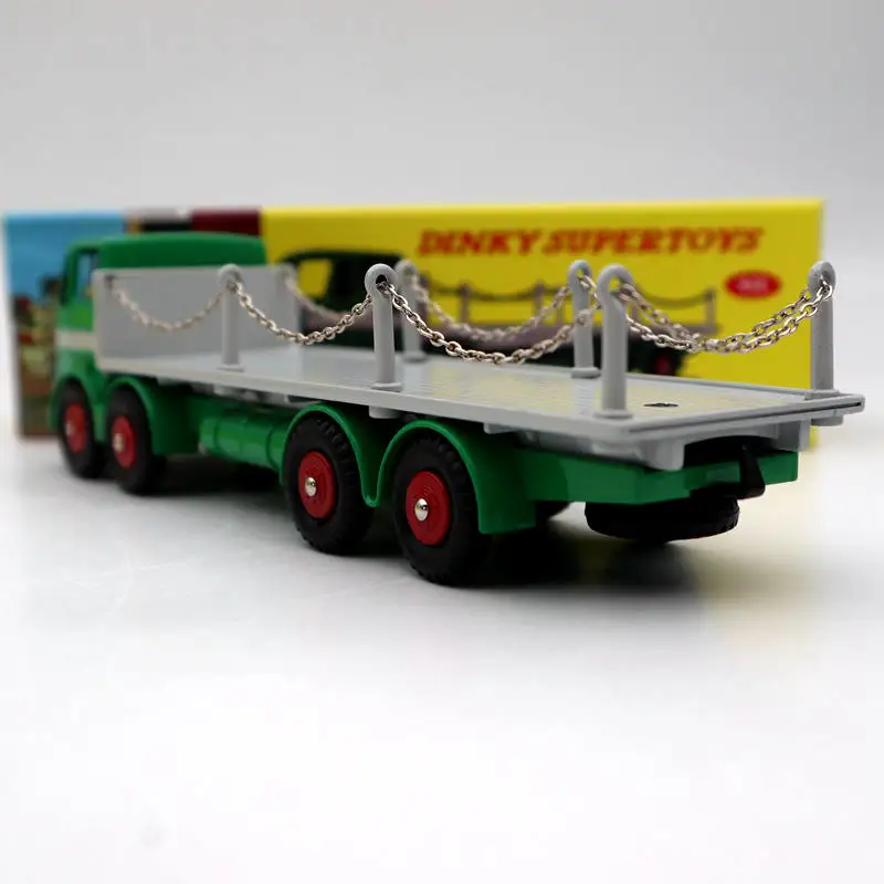 Атлас Dinky toys 935 Leyland Осьминог Плоская тележка с цепями литые модели коллекционный