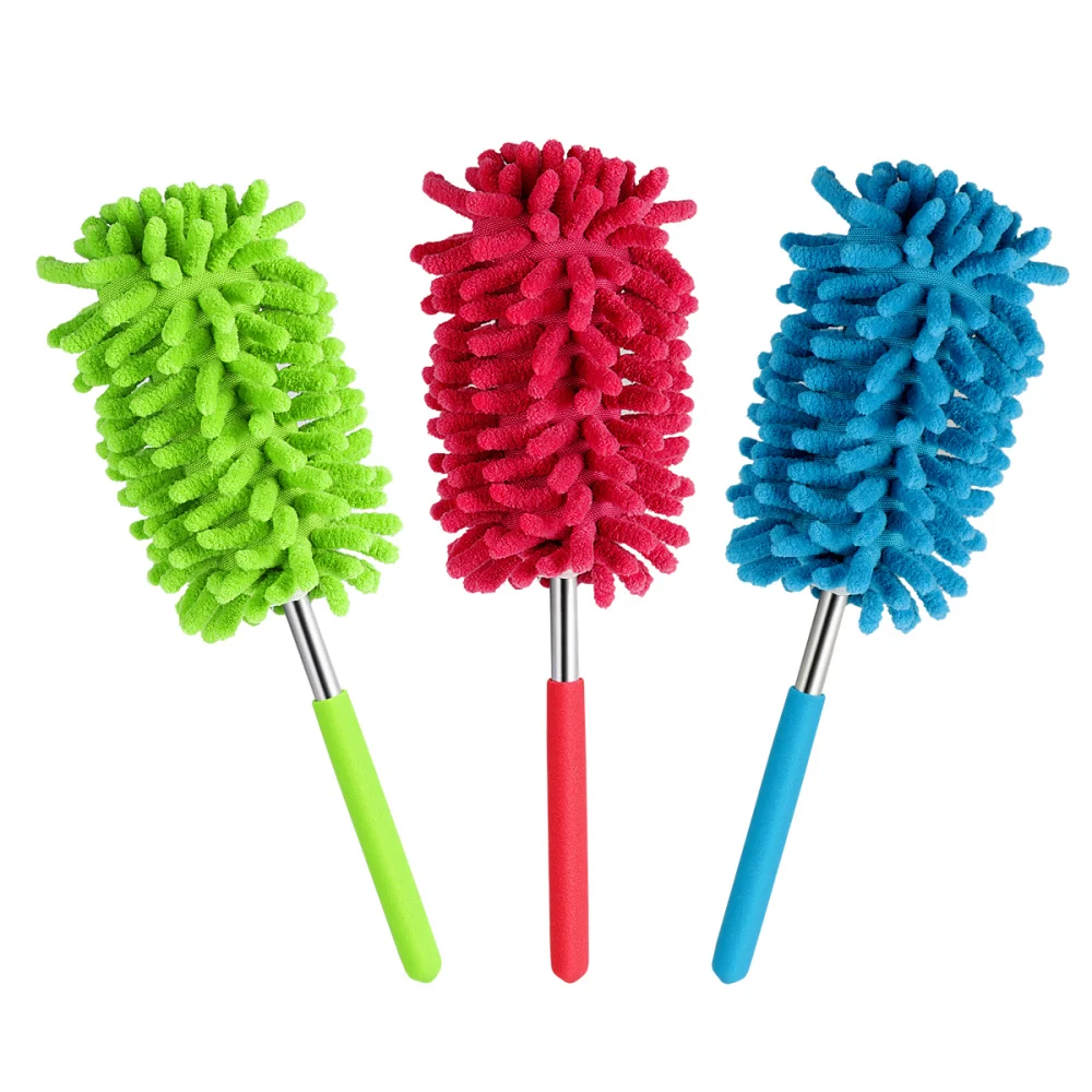 3 шт. телескопические Пылесосы из микрофибры с выдвижным стержнем|Пыльная тряпка|