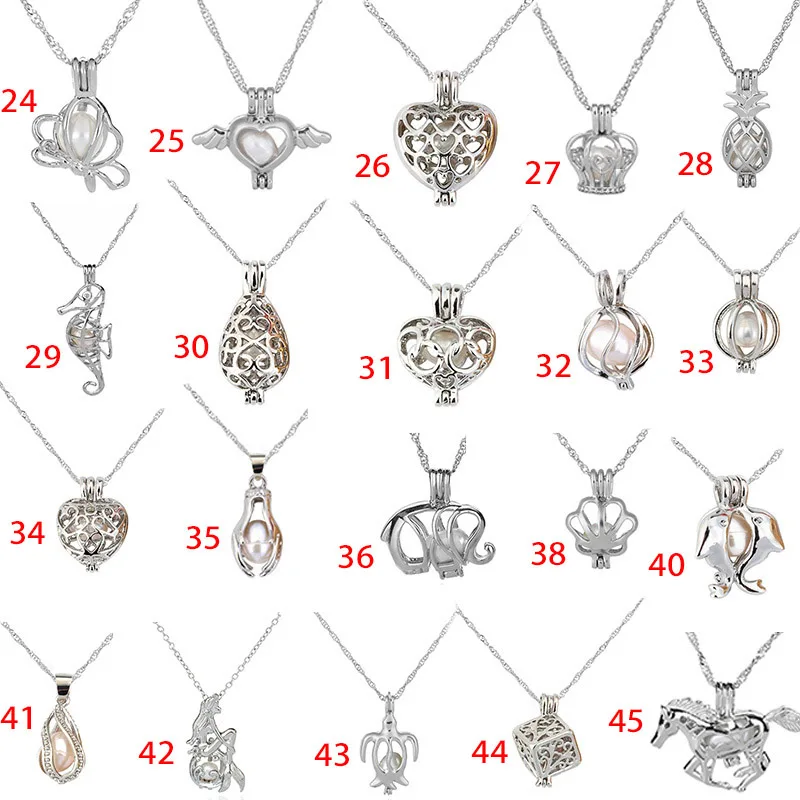 Fashion Pearl Cage Locket Pendant Jewelry Findings Essential Oil Diffuser For Oyster Women Gits Dropshipping | Украшения и