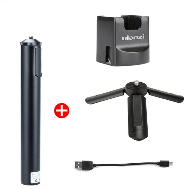 Ulanzi BG-1/BG-2 Powerbank рукоятка удлинитель ручной захват для DJI Osmo Карманный GoPro Hero Osmo экшн смартфонов - Цвет: whole kit
