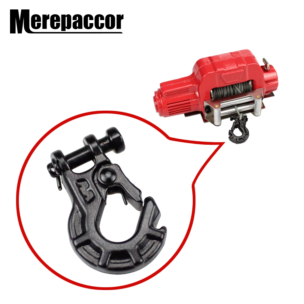 Металлический крюк лебедка для прицепа на радиоуправлении крючок лебедки 1/10