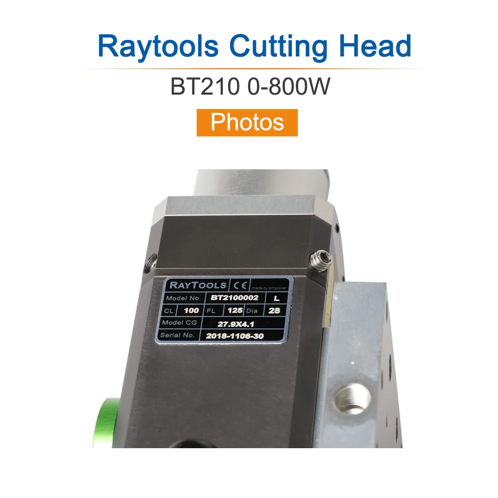 Raytools BT210S 0-800 Вт волоконная Лазерная режущая головка для резки металла Raytools лазерные расходные материалы профессиональный поставщик волоконного лазера