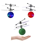 Инфракрасная индукция Drone Flying Flash СВЕТОДИОДНЫЙ осветительный шар вертолет детская игрушка жест с датчиком не нужно Применение дистанционного Управление U