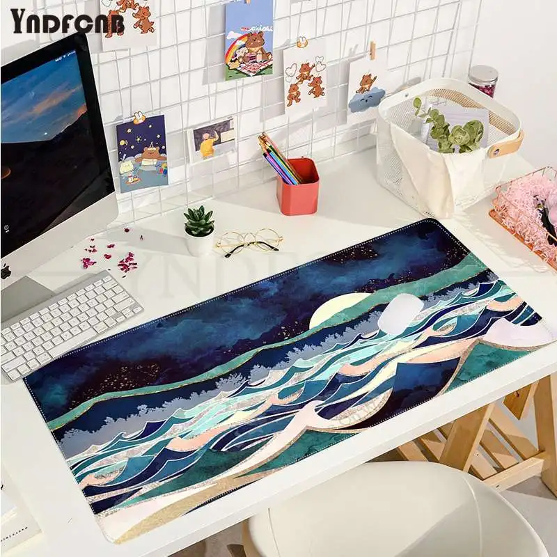 

Mountain Forest Marble Moon Sun large/small Pad to Mouse pad Game Size for Mouse Keyboards Mat Mousepad for boyfriend Gift