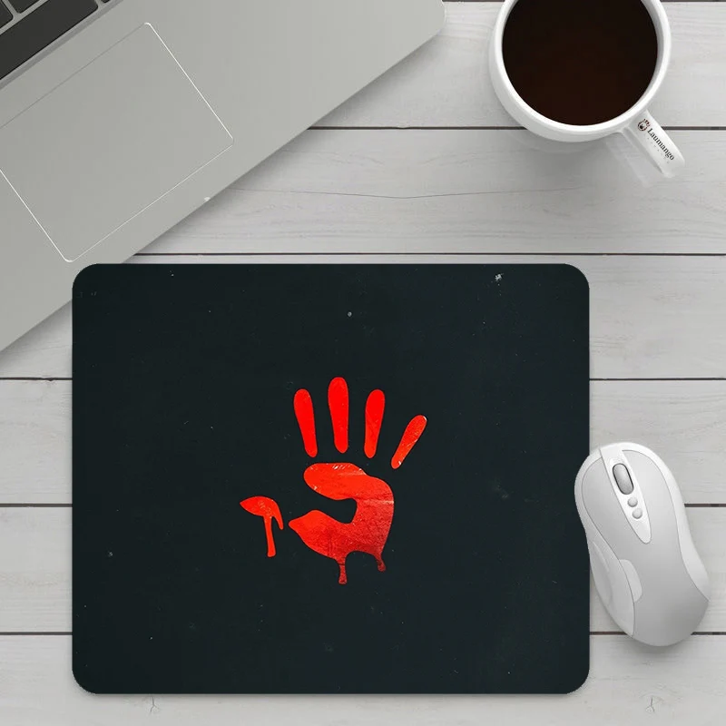 

Small Mouse Pad With Logo of Bloody for Office Workers and Gamers Mousepad Gamer Mouse Mats Pc Accessories Gaming Desk Anime Mat