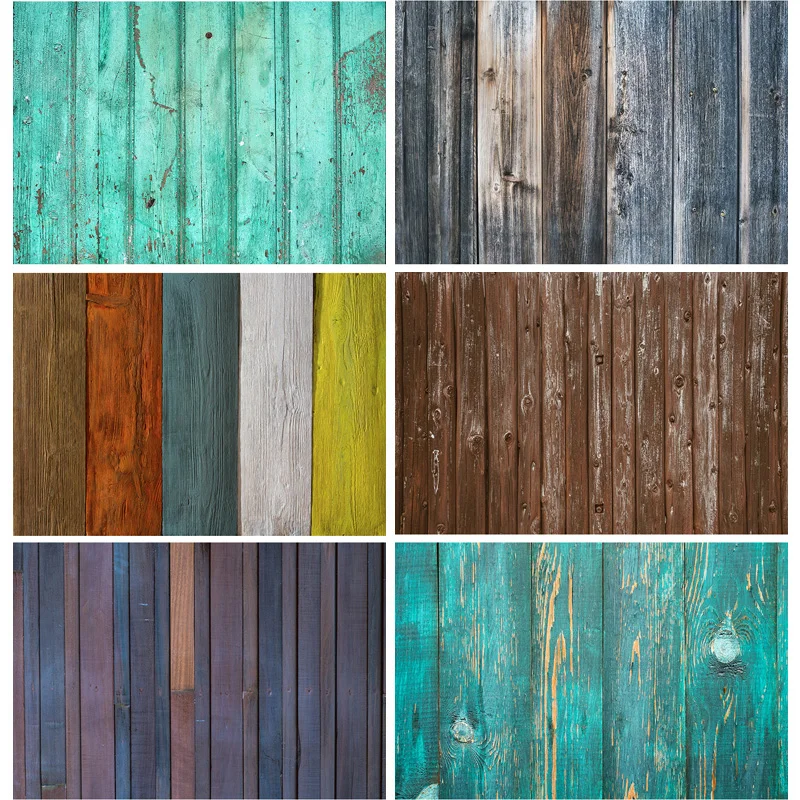 

ZHISUXI Vinyl Retro Wooden Floor Children Baby Portrait Photography Backdrops For Photo Studio Background Props 21417 JTW-01