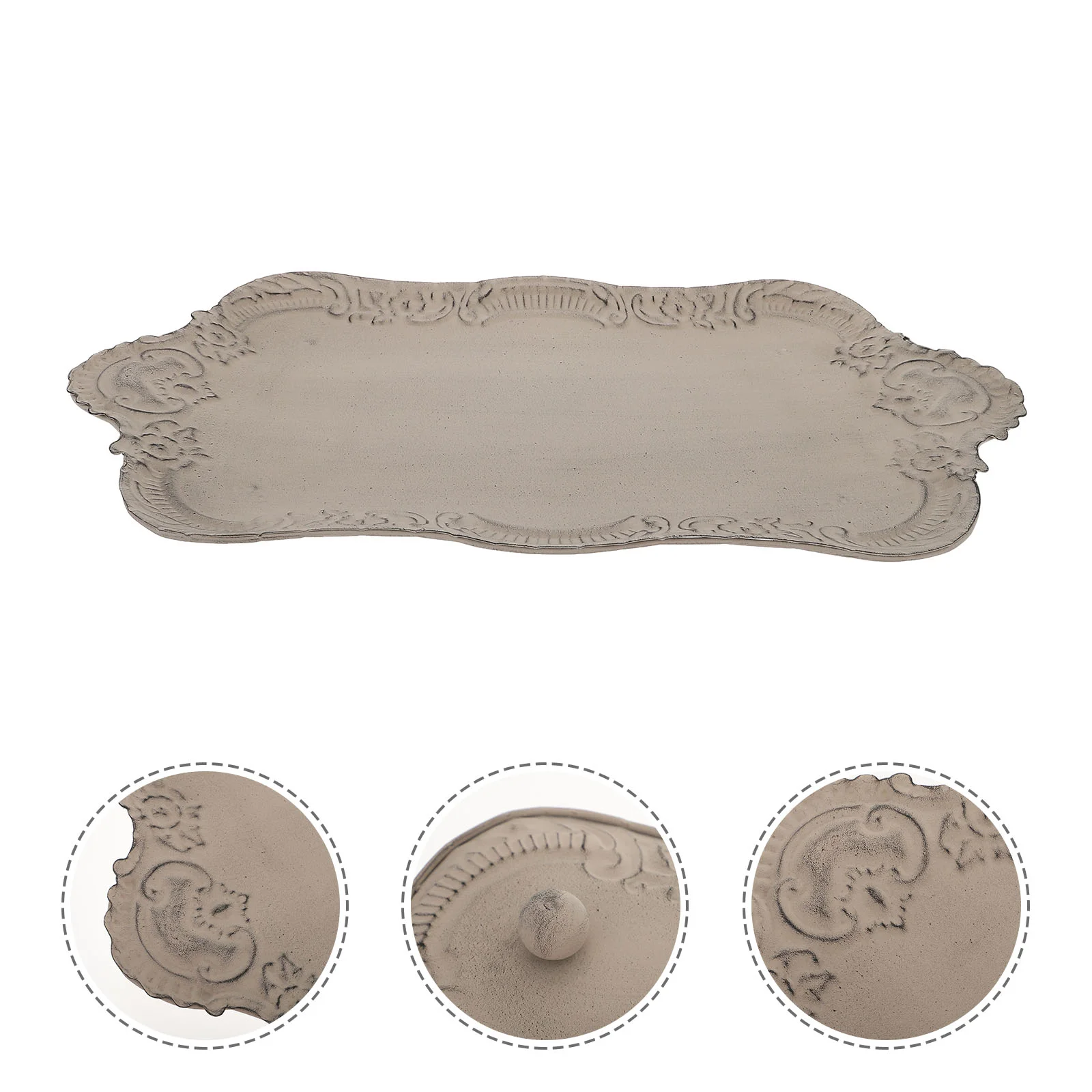 

1 шт. многофункциональный держатель для хранения еды, поднос для хранения тортов из кованого железа, фотореквизит