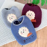 cute fleece dog clothes spring autumn warm vest coat for small medium dogs chihuahua yorkshire kitten plush coat pet clothing
