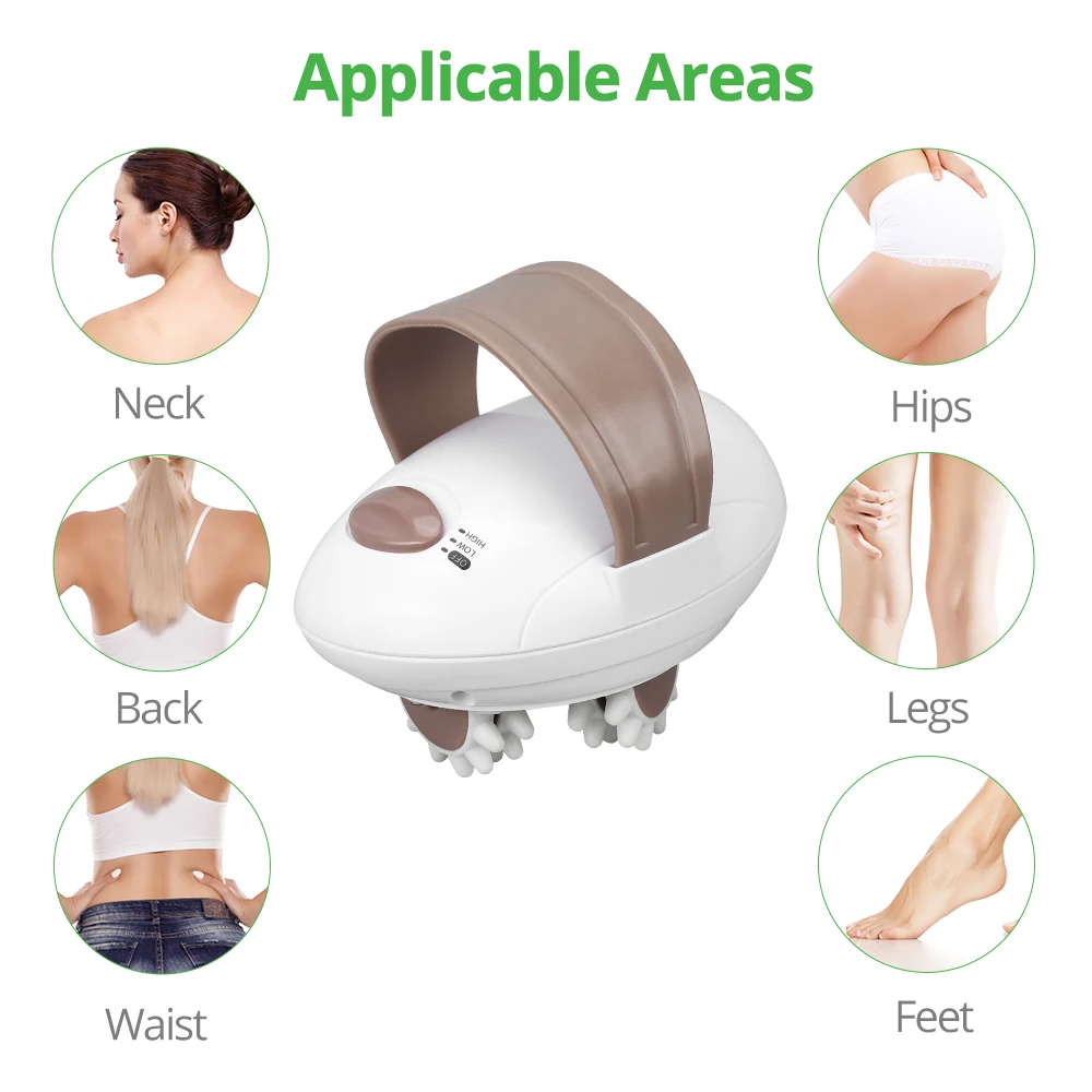 

3D Anti-Cellulite Massage Device Fat Burner Machine Relieve Muscle Electric Body Slimming Massager Electric Massage Roller