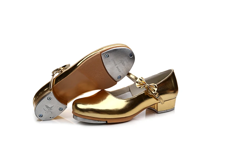 Детская нескользящая обувь из лакированной кожи с резиновой прокладкой размеры