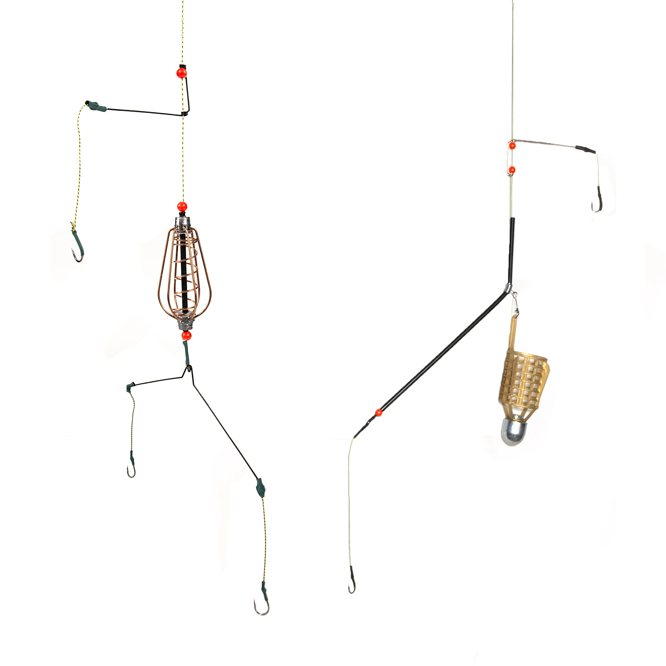 

Fishing Bait Cage 20g 30g Fish Bait Lure Copper Trap Basket Feeder Holder With Hooks Carp Fishing Tackle Accessories