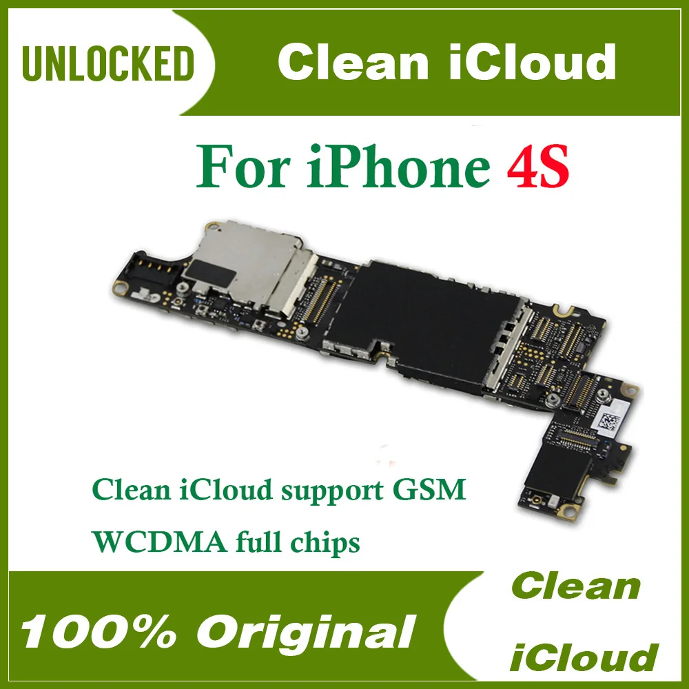 Чистая iCloud разблокированная оригинальная материнская плата полностью