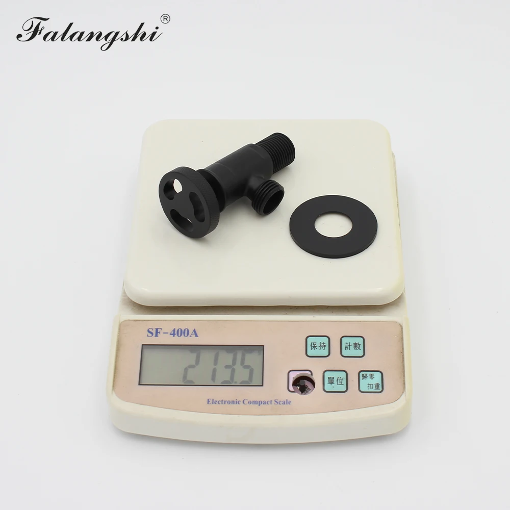 g12 triangle valve multi function matte black brass angle valve washing machine toilet stop valve bathroom accessories wb8508 free global shipping