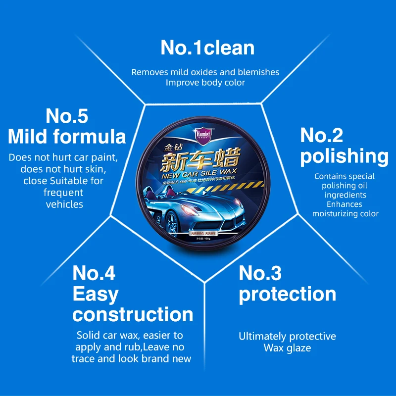 Деревне Золотой Новый автомобильный воск для ногтей очистки полировочным воском