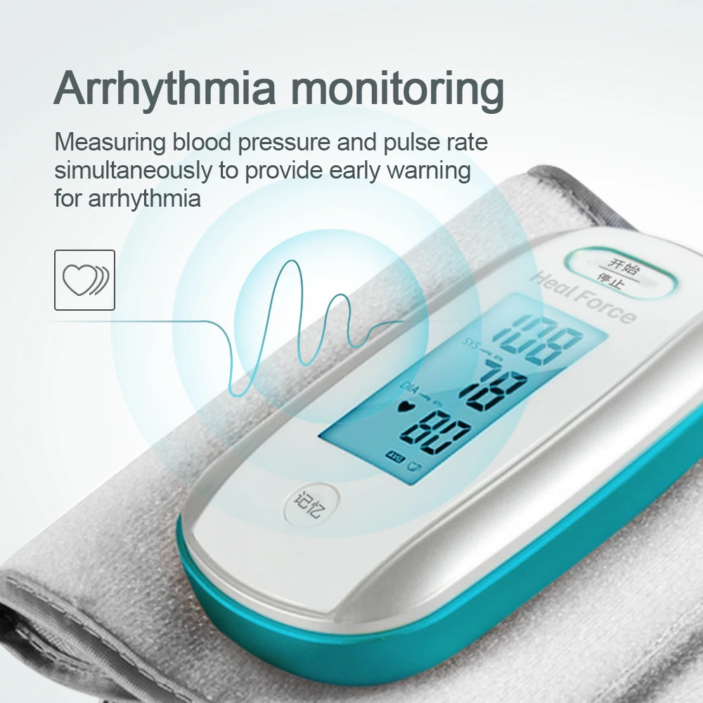 Профессиональный монитор артериального давления Heal Force автоматический ручной