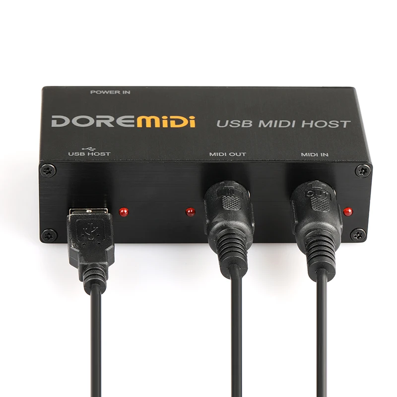

UMH-10 USB MIDI HOST Box Midiplus 16-Channel MIDI Interface Five-Pin Interface For MIDI Keyboard Piano Keyboard Instrument Cable