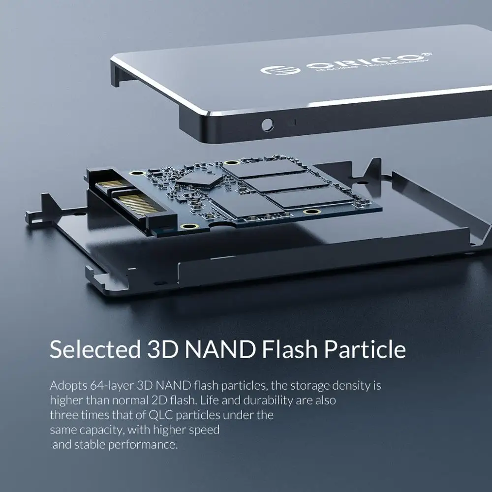 Твердотельный накопитель ORICO 2 5 SATA SSD 128 ГБ 256 512 ТБ дюйма SATA3.0 Внутренний