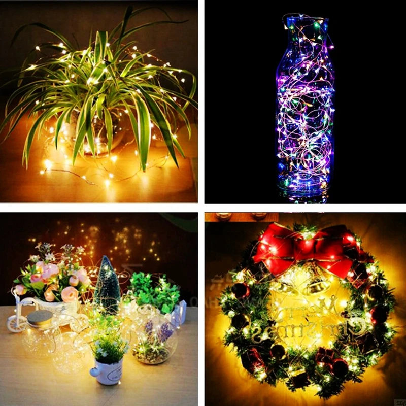 Водонепроницаемая гирлянсветильник из медной проволоки 2 м 20