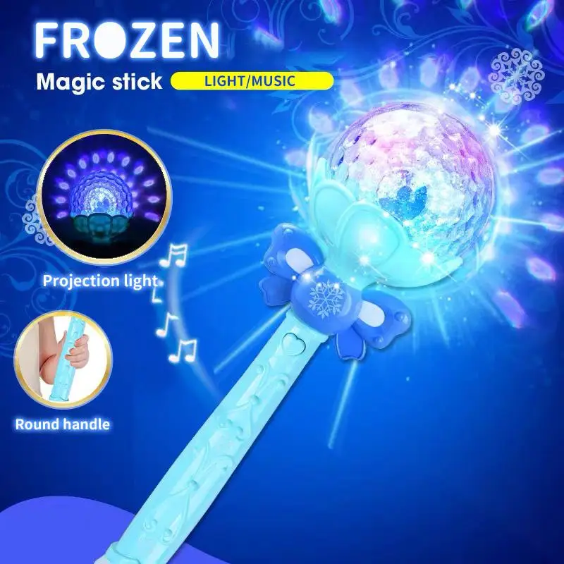 Волшебная палочка Disney Frozen с героями мультфильмов Принцесса Эльза волшебная