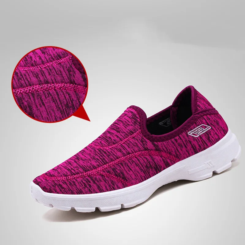

Women Sneakers Fashion Breathable Platform Vulcanize Shoes Slip-on Light Casual Lady Mesh Summer Shoes Tenis Feminino