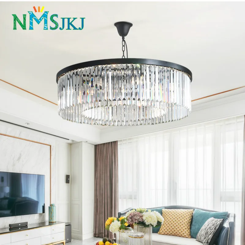 Декоративный современный круглый высококачественный Хрустальный подвесной