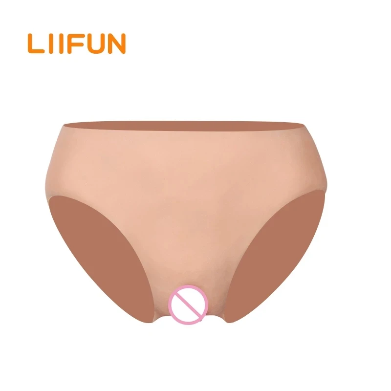 Liifun искусственная вагина трусики жуткая Реалистичная силиконовая Penetratable