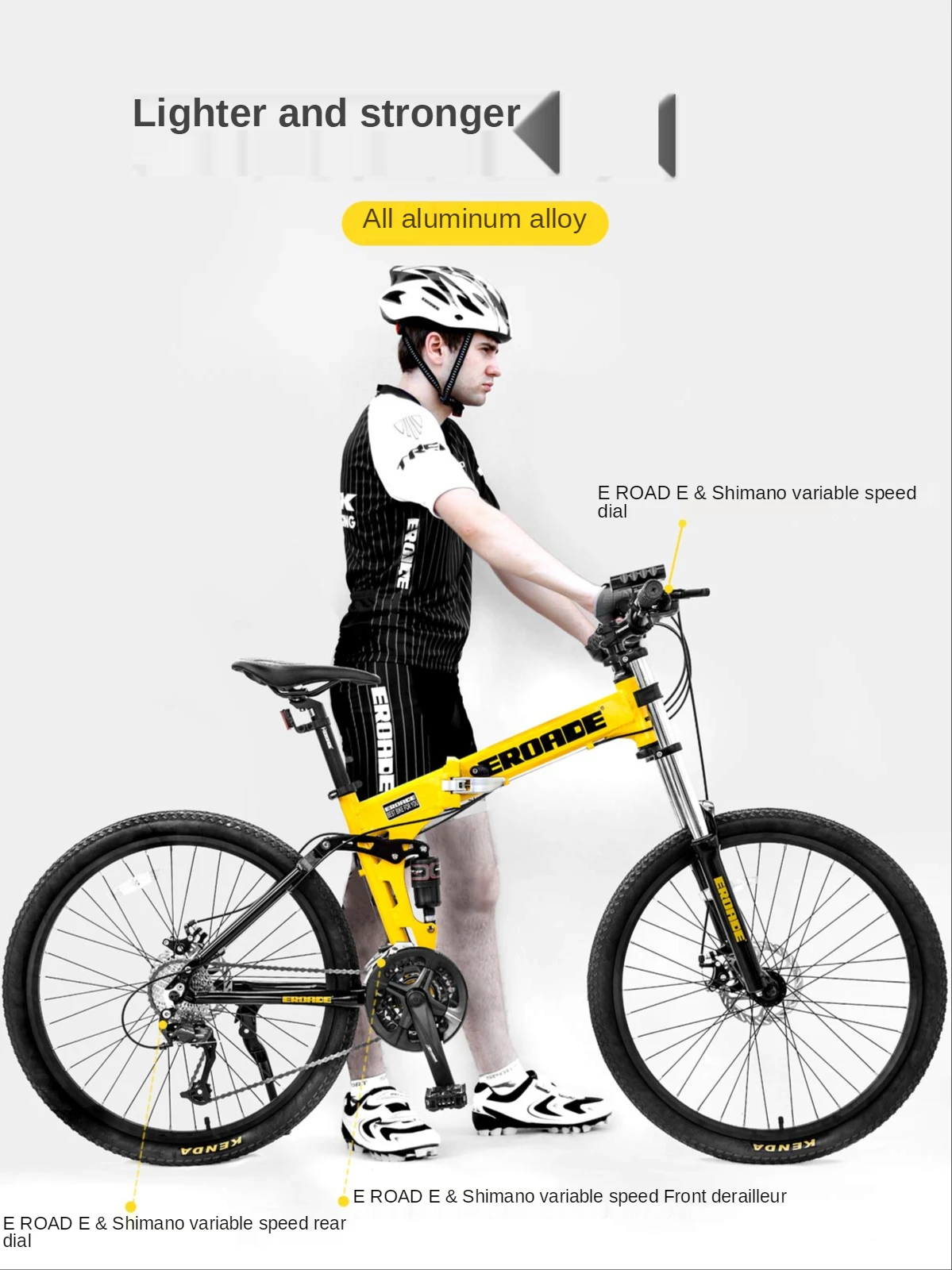 Горный велосипед двойное Демпфирование светильник повышенной проходимости с