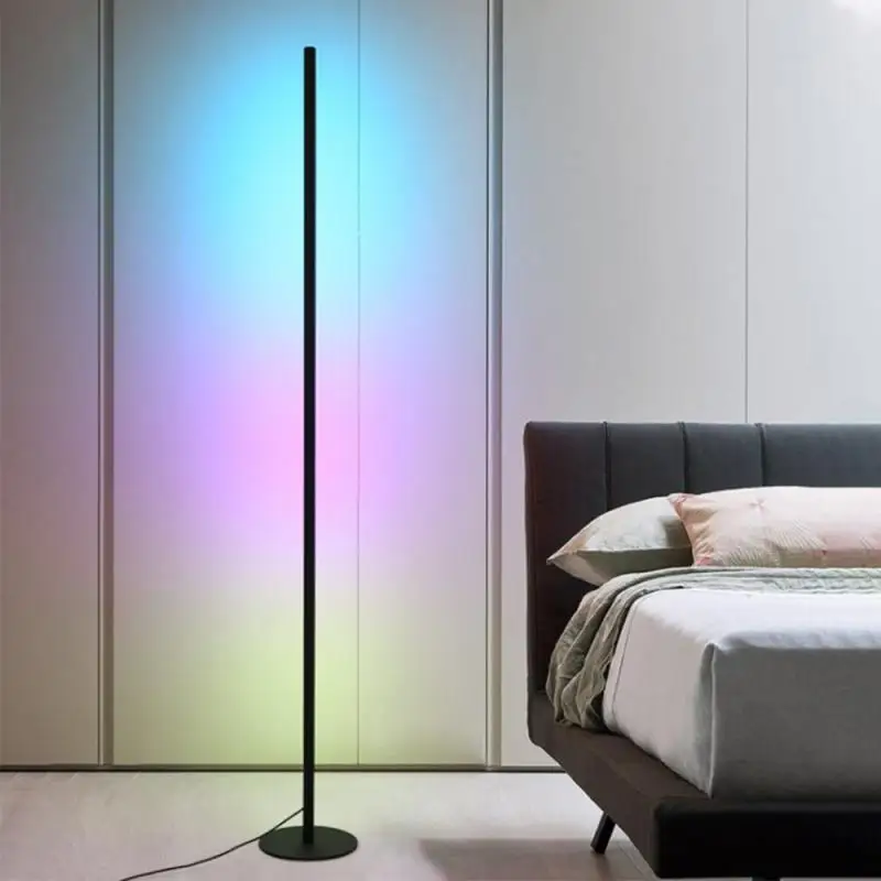 

В наличии за рубежом! Разноцветные светодиодсветодиодный напольные лампы RGB с контролем напряжения, 20 Вт, напольный светильник для спальни, ...