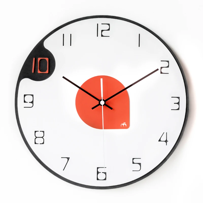 

Simple Luxury Modern Wall Clock Fashion Nordic Round Silent Wall Clock Living Room Creative Orologio Parete Decor Clocks MM60WC