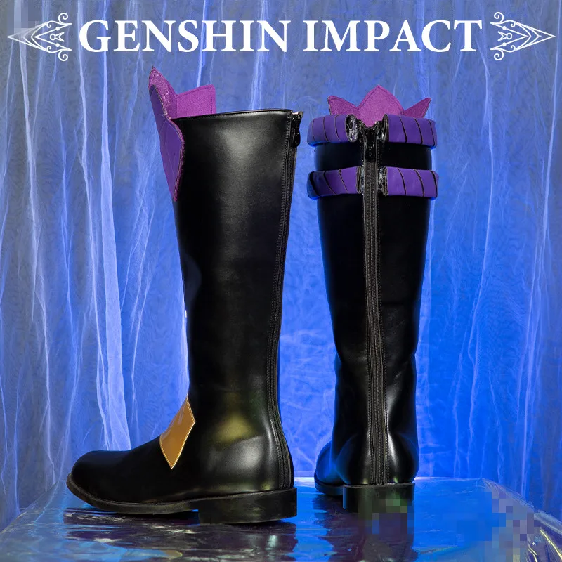 Предпродажа! Ботинки для косплея Genshin Impact Xiao Christmas