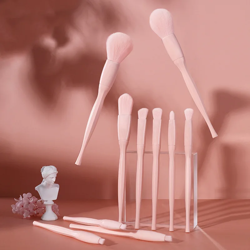 10 шт./набор цветные кисти для макияжа Высокое качество Профессиональная основа