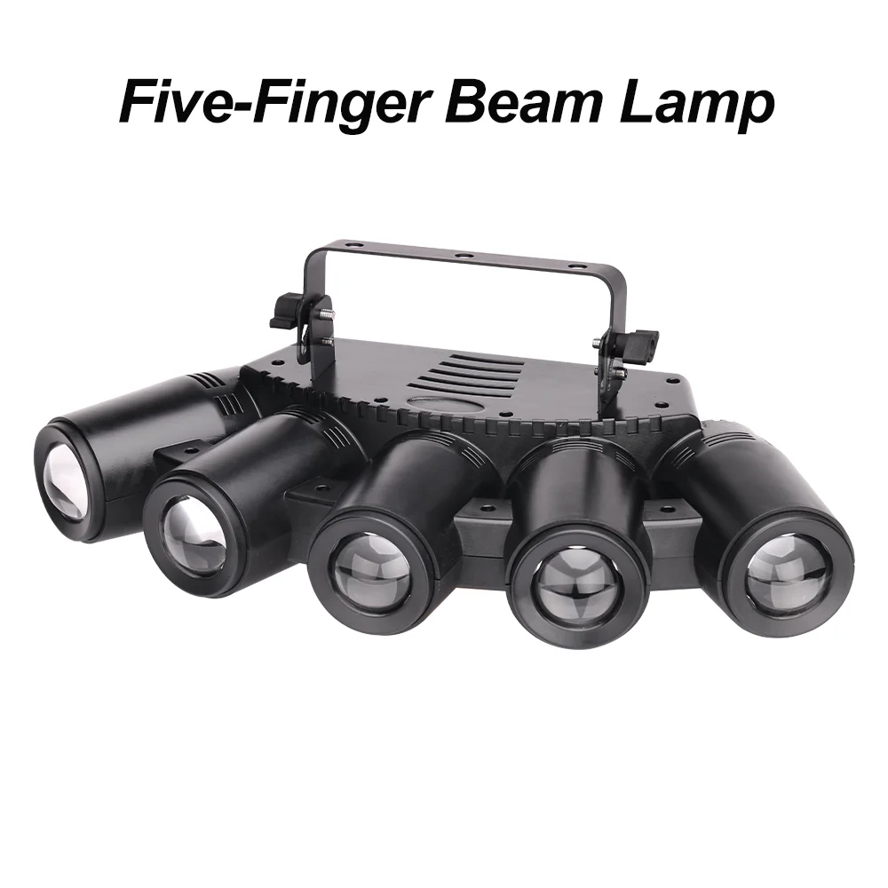 

Five-Finger Beam Lamp RGBW 4IN1 LED Light DMX512 Control DJ Disco Club Party Holiday Dance Concert Stage Background Atmosphere