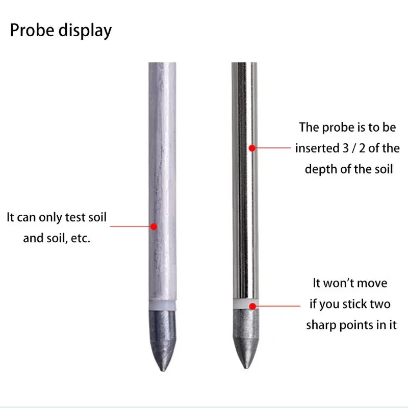 

Soil Tester Moisture Meter, Plant Soil Tester Kit with PH, Light & Moisture Acidity Tester, for Indoor and Outdoor, Garden, Lawn