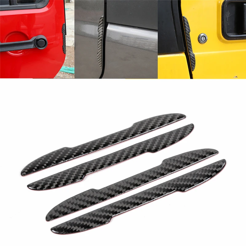 For Jeep Wrangler JL JK TJ Car Door Protector Stickers 4PCS Auto Bumper Strip Protection Anti-collision Accessories | Автомобили и