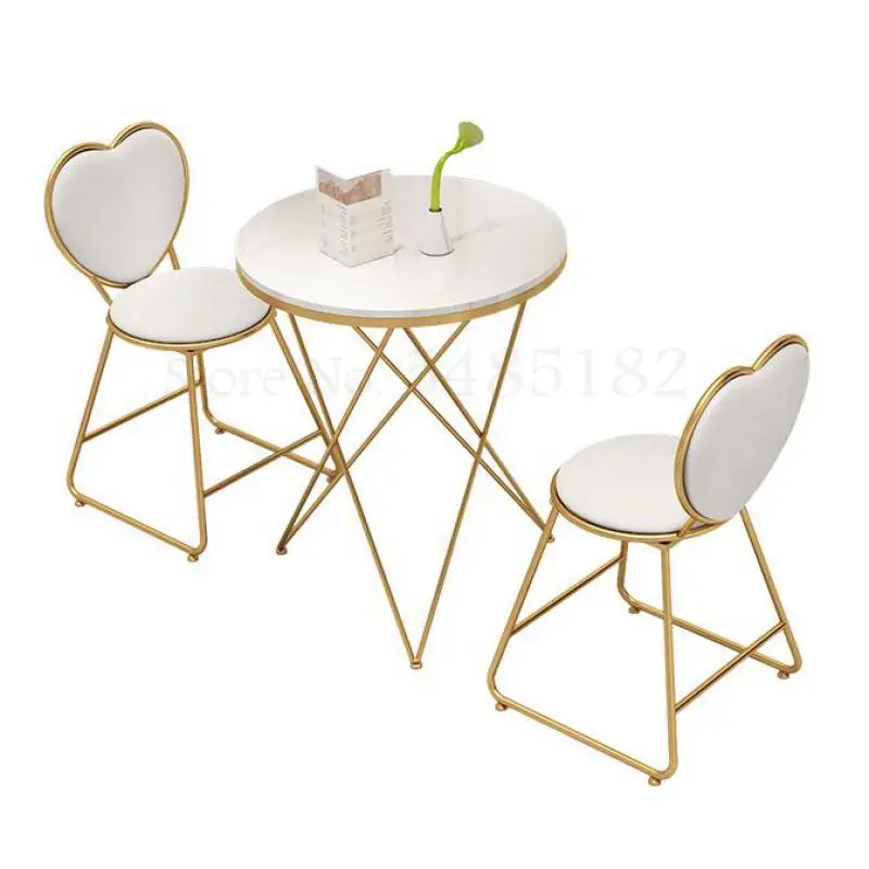 Красный магазин столы и стулья комбинированный круглый стол креативные