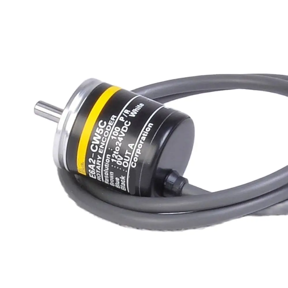 Omron E6A2-CW5C CW3C инкрементный датчик с твердым валом Выход NPN 100 200 300 360 500PPR импульсный