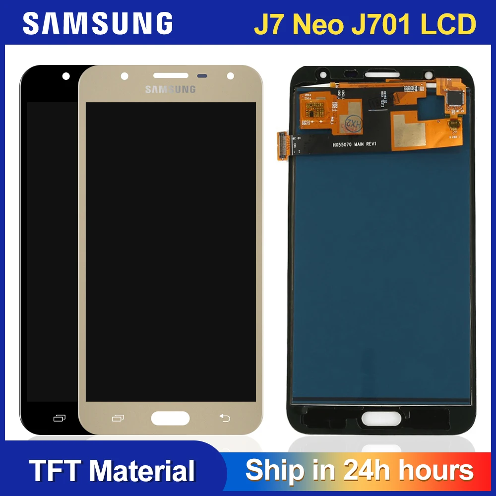 ЖК-дисплей j701f для Samsung Galaxy J7 neo J701 J701F J701M сенсорный экран дигитайзер в сборе Замена
