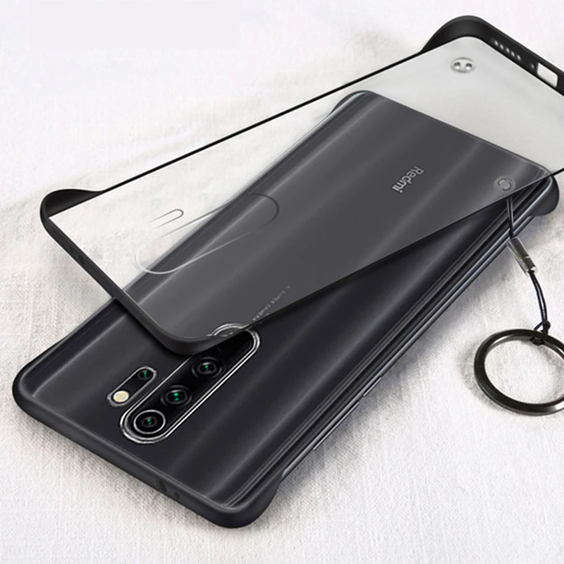 Ультратонкий акриловый чехол для телефона без бороды xiaomi redmi note 8 7 pro 7a 8t