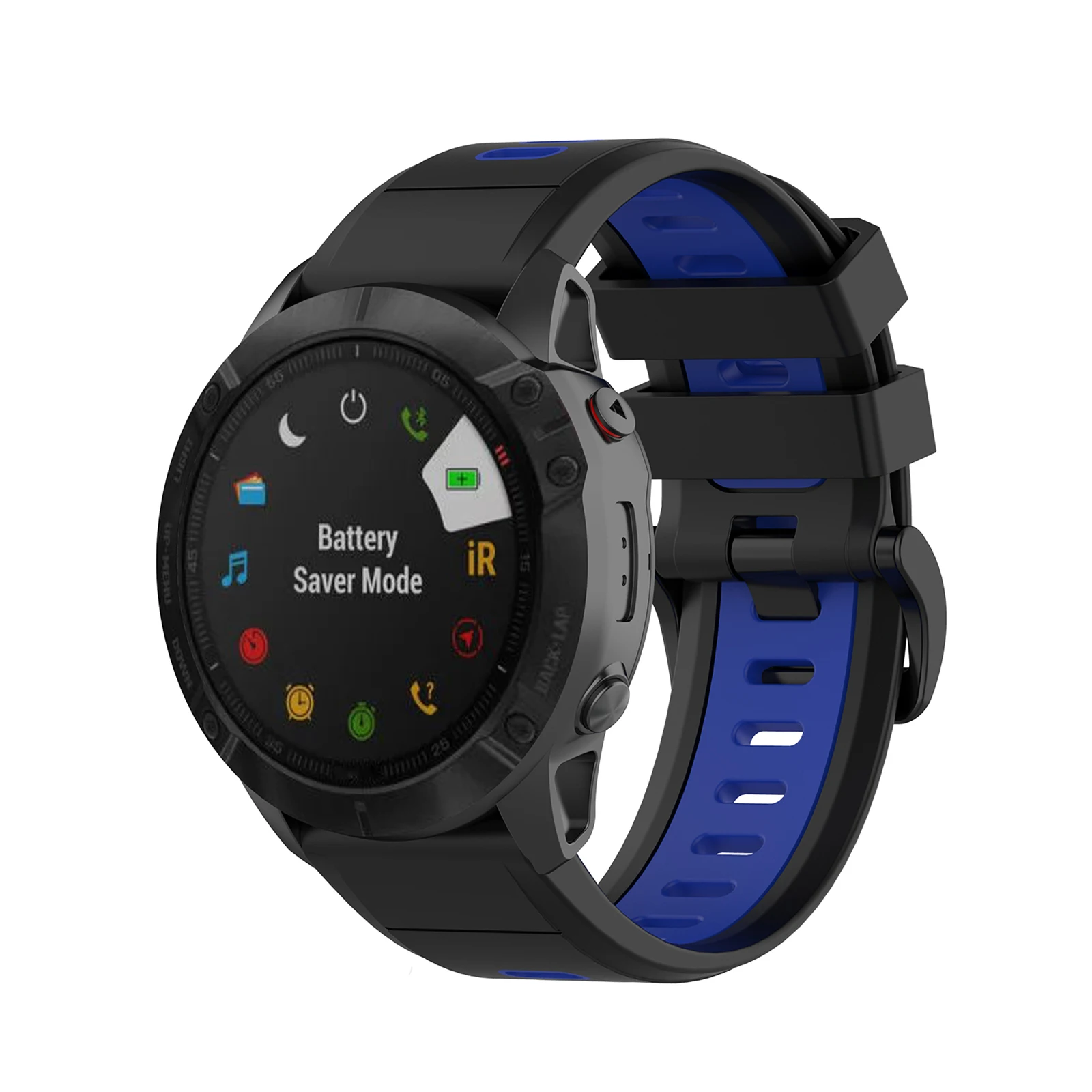 Спортивный силиконовый ремешок для наручных часов Garmin Fenix 3/ Fenix3 HR 26 мм браслет