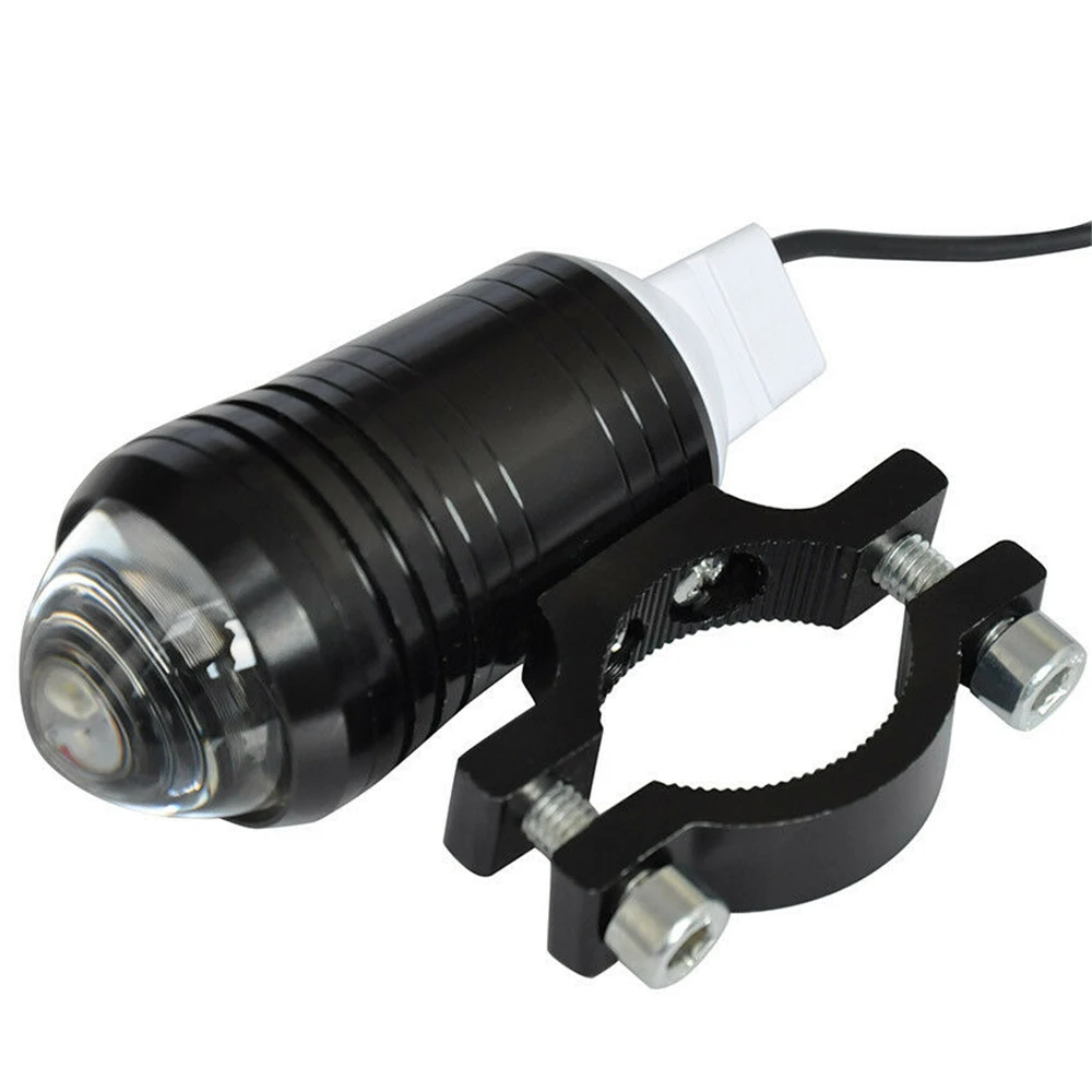 

2 X Headlight Switch & Motorcycle Fog Driving LED Lamp CREE U1 Lens Spot Newly