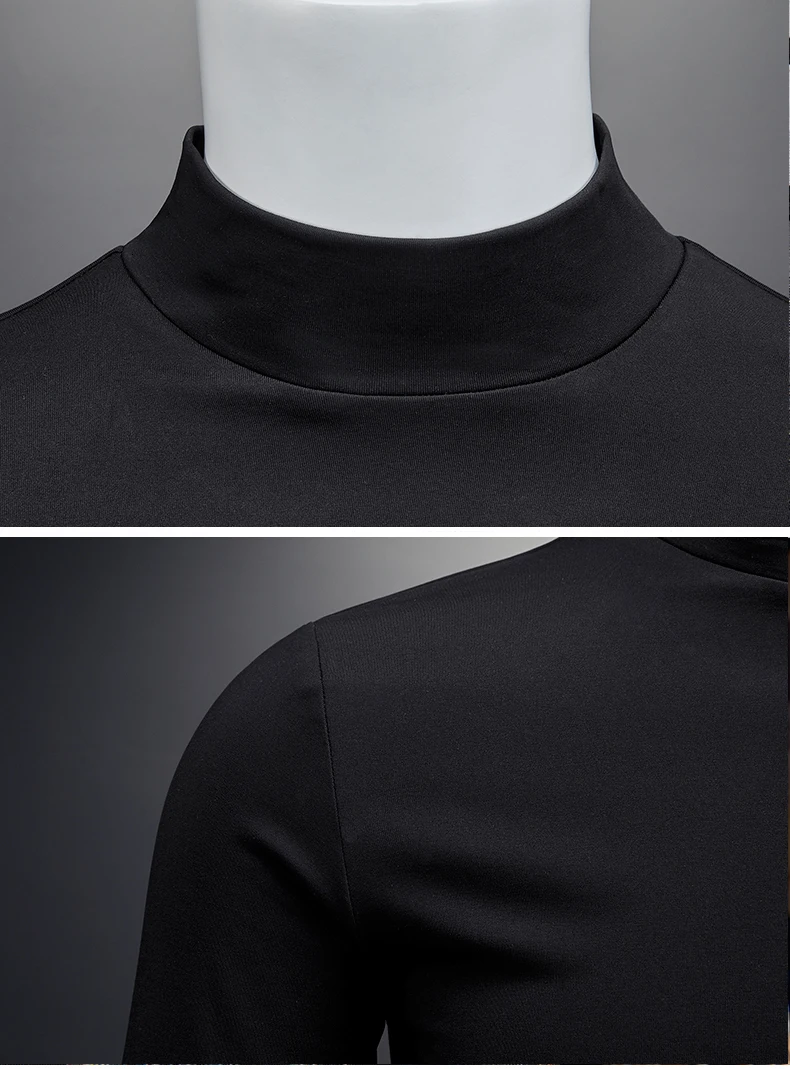 Tishert Homem 7xl Зимняя Вышивка полувысокая свинцовая футболка с длинным рукавом толстые теплые странные вещи Клубные наряды Королевская Футболка мужская