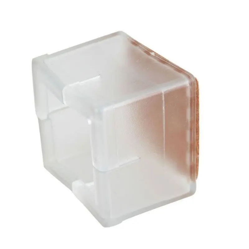 

ZL ZL NEW 8pcs /Set Square Chair Leg Caps Rubber Feet Protector Pads Furniture Table Covers